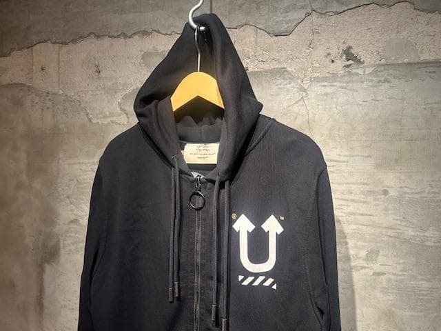 ♪送料無料★UNDERCOVER × OFF-WHITE★パーカー★黒★S♪
