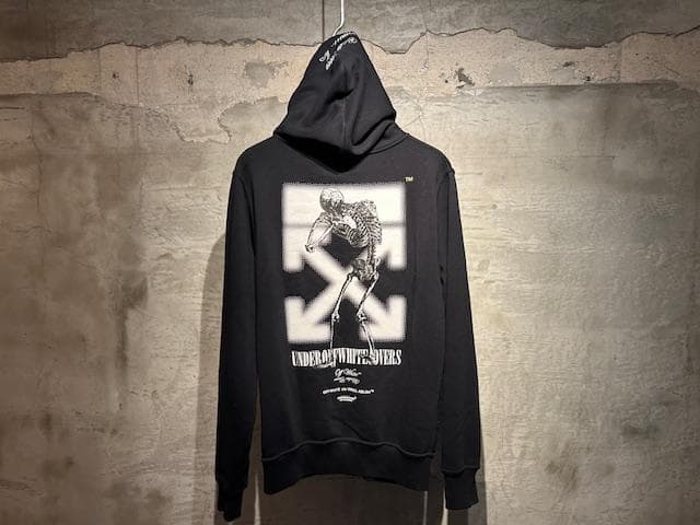 ♪送料無料★UNDERCOVER × OFF-WHITE★パーカー★黒★S♪