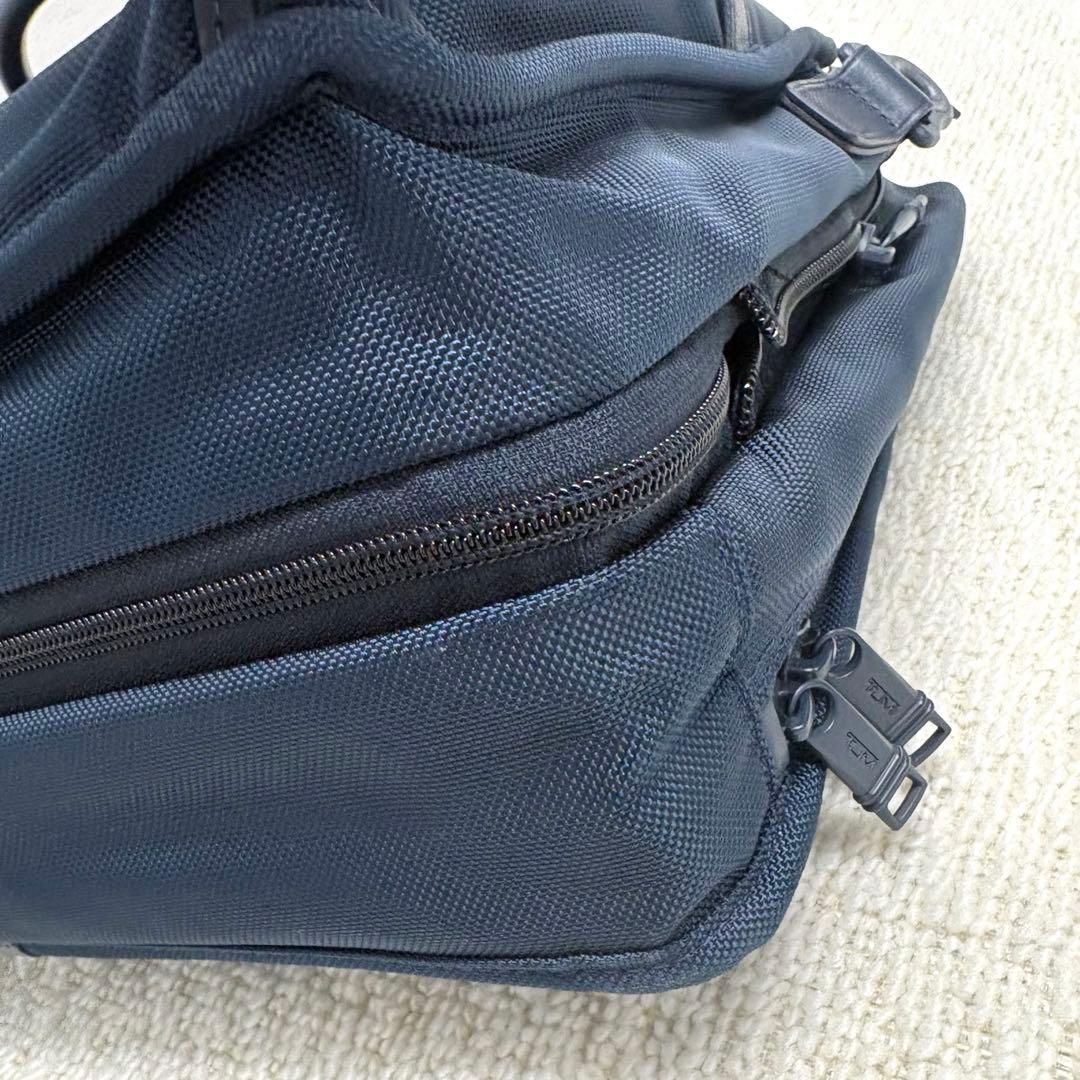 極美品★SHIPS別注TUMI 2way ALPHA3 ブリーフケース 紺