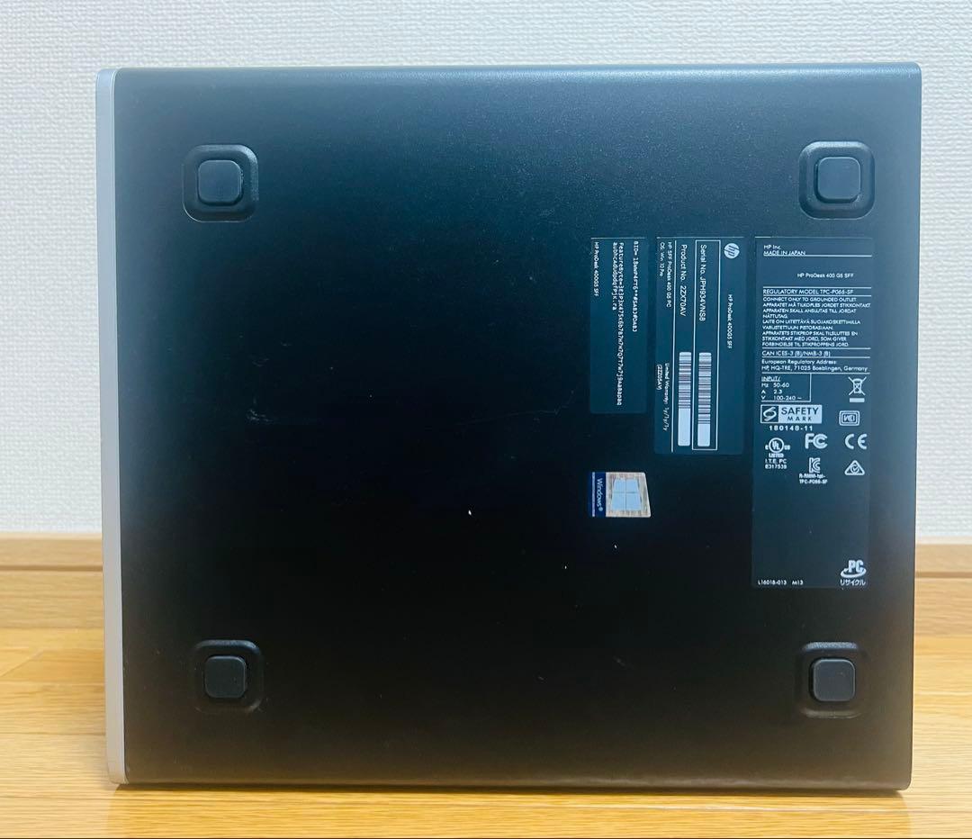 HP PRODESK デスクトップパソコンOffice/新品 SSD256/8