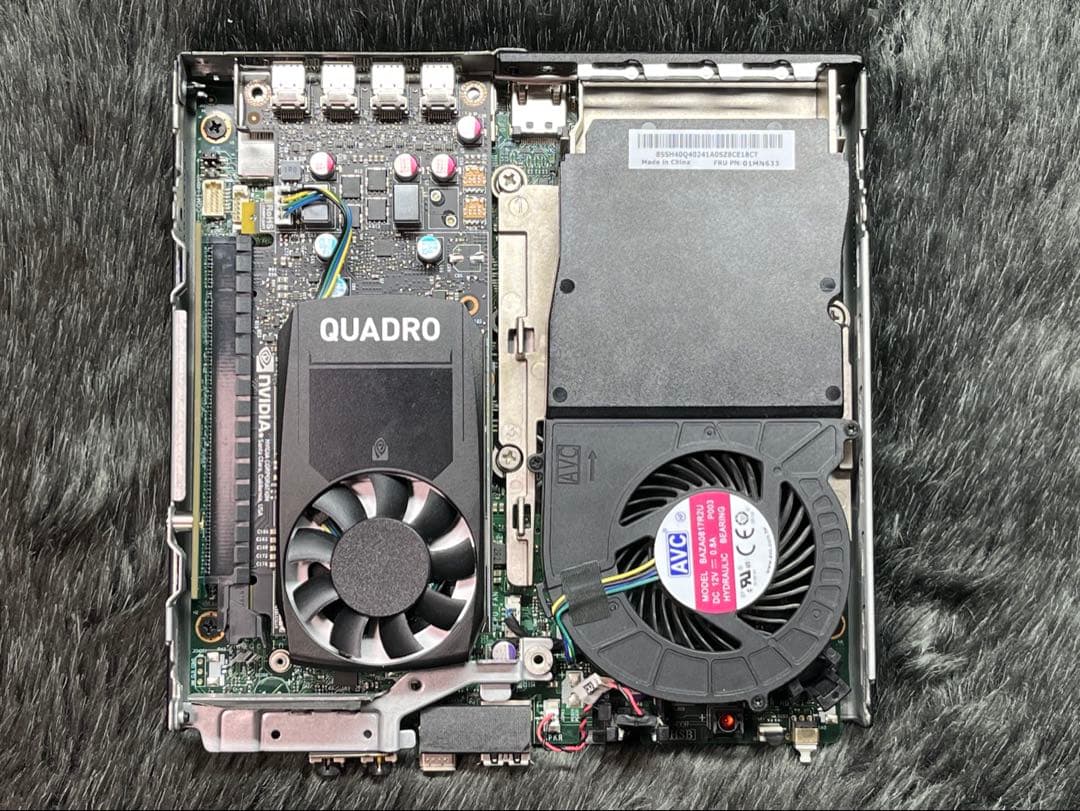 Lenovo ThinkCentre M720q Tiny クラボ増設済み