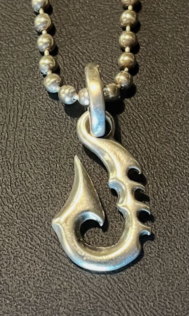 ビルウォールレザー　シルバーアクセ　チェーン　トップ　BWL フィッシュフック