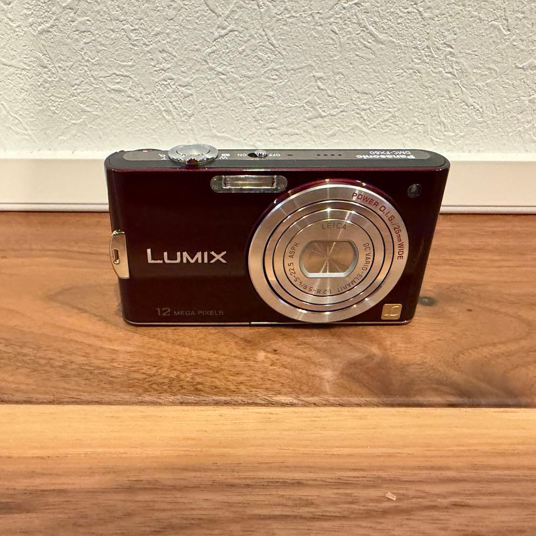 Panasonic LUMIX デジタルカメラ バイオレッド　DMC-FX60