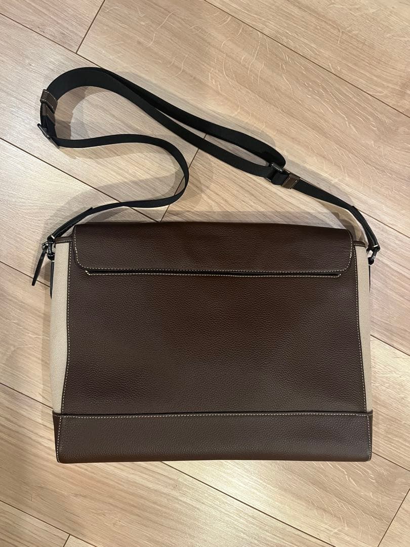 COACH メッセンジャーバッグ ブラウン/ベージュ