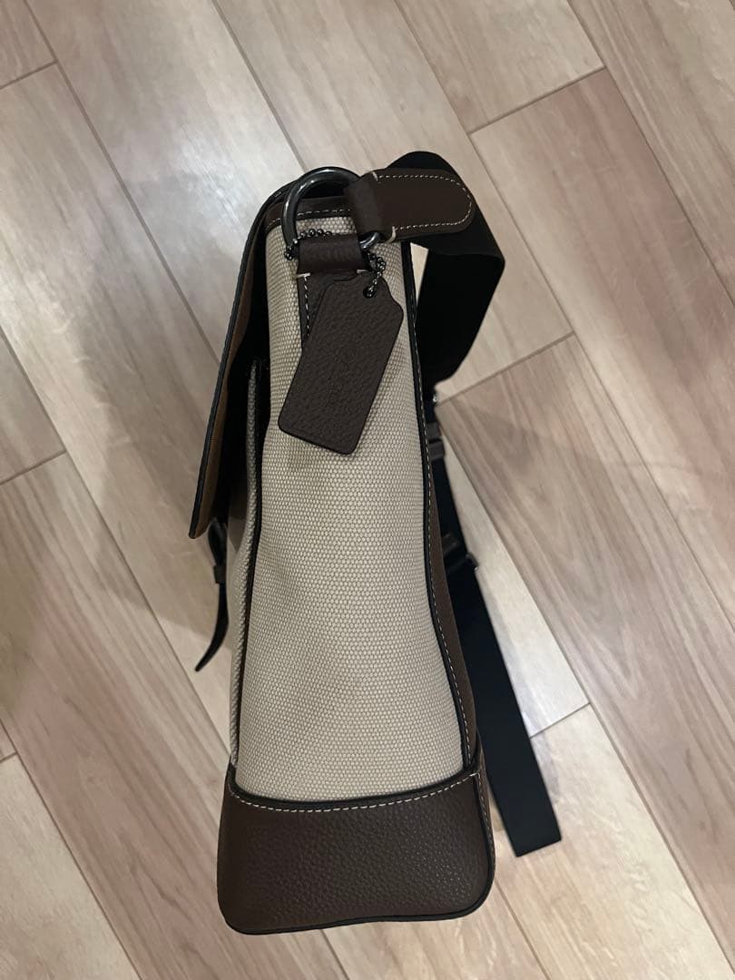 COACH メッセンジャーバッグ ブラウン/ベージュ