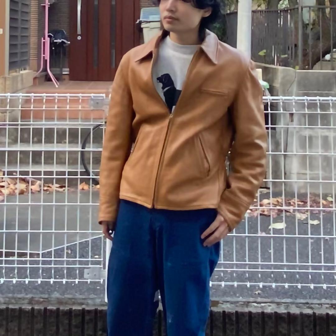 50s 鹿革 ミントコンディション Lサイズ スポーツジャケット vintage