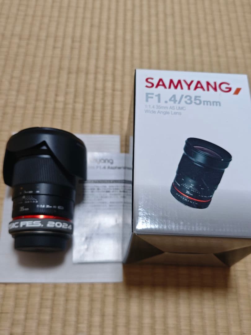 SAMYANG 35mm F1.4 AS UMC CANON用EFレンズ