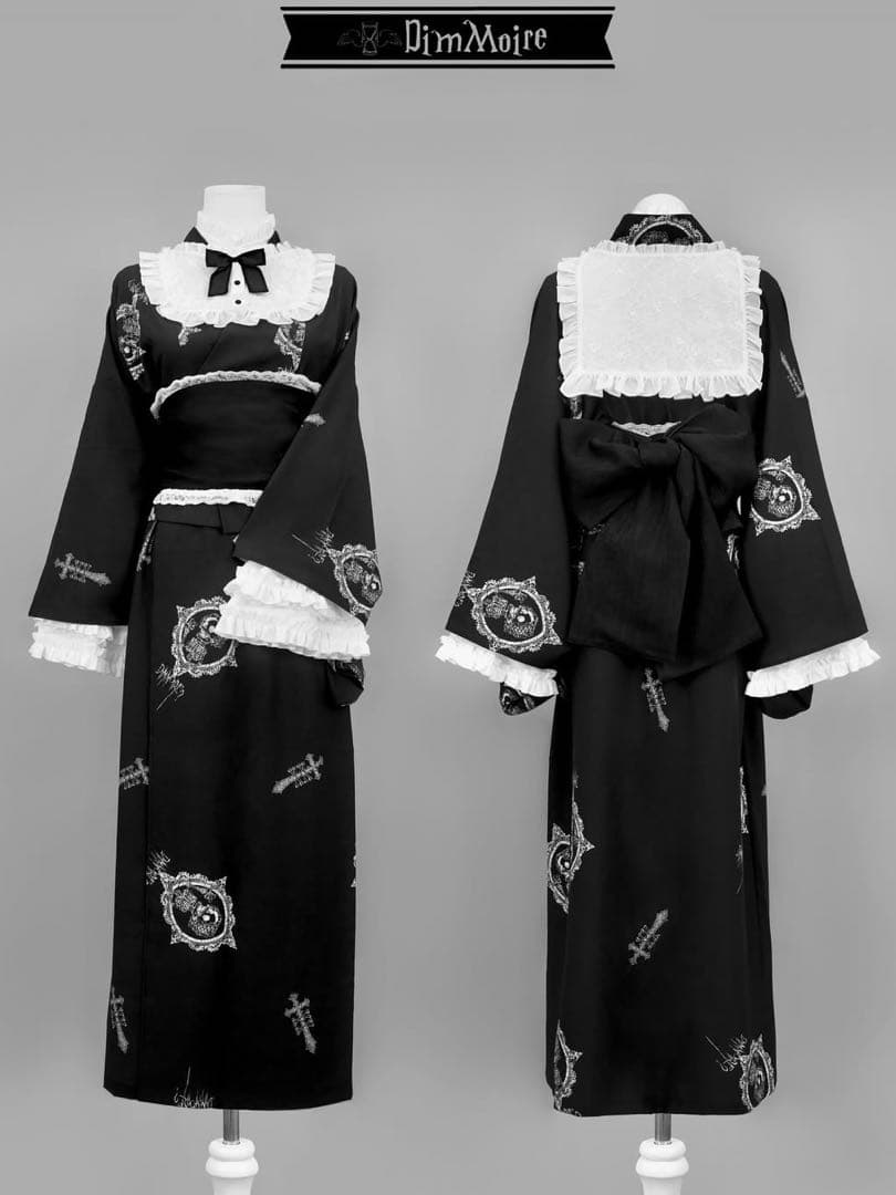 【Dimmoire】夢骸の童話 浴衣セット ブラック