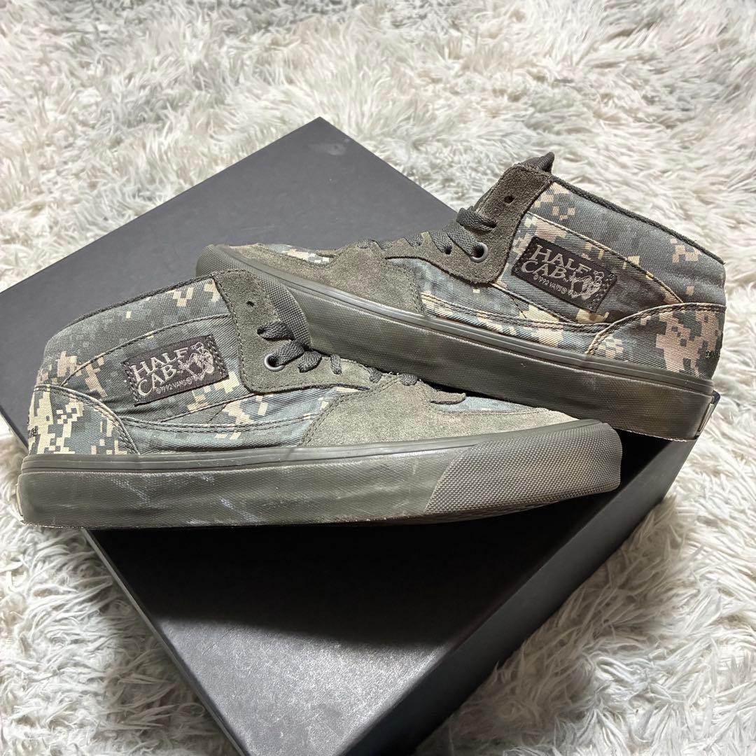 【良品】VANS × WTAPS US9 HALF CAB CAMO/GREY