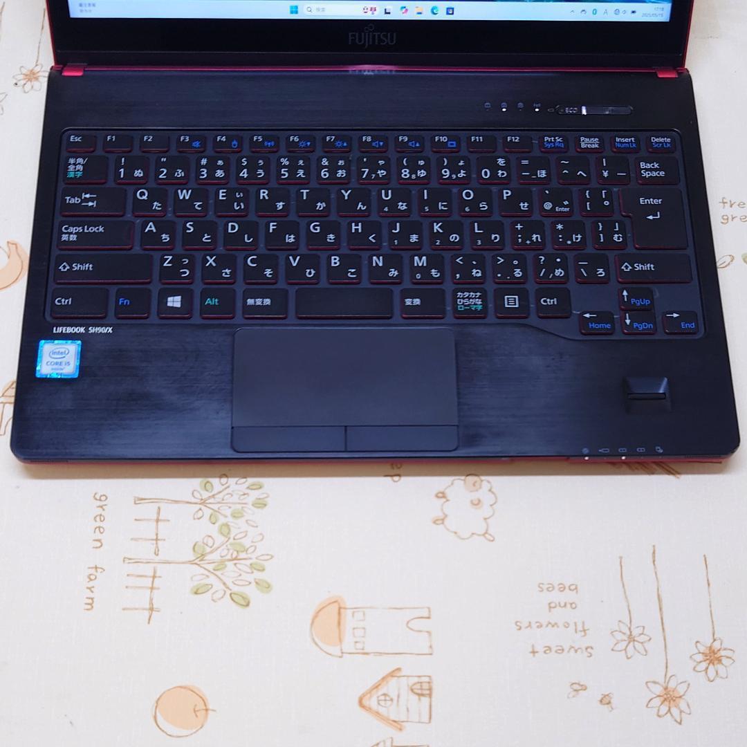 ひ*よ様 WQHD Windows11 オフィス SSD 赤黒ノートパソコン 小