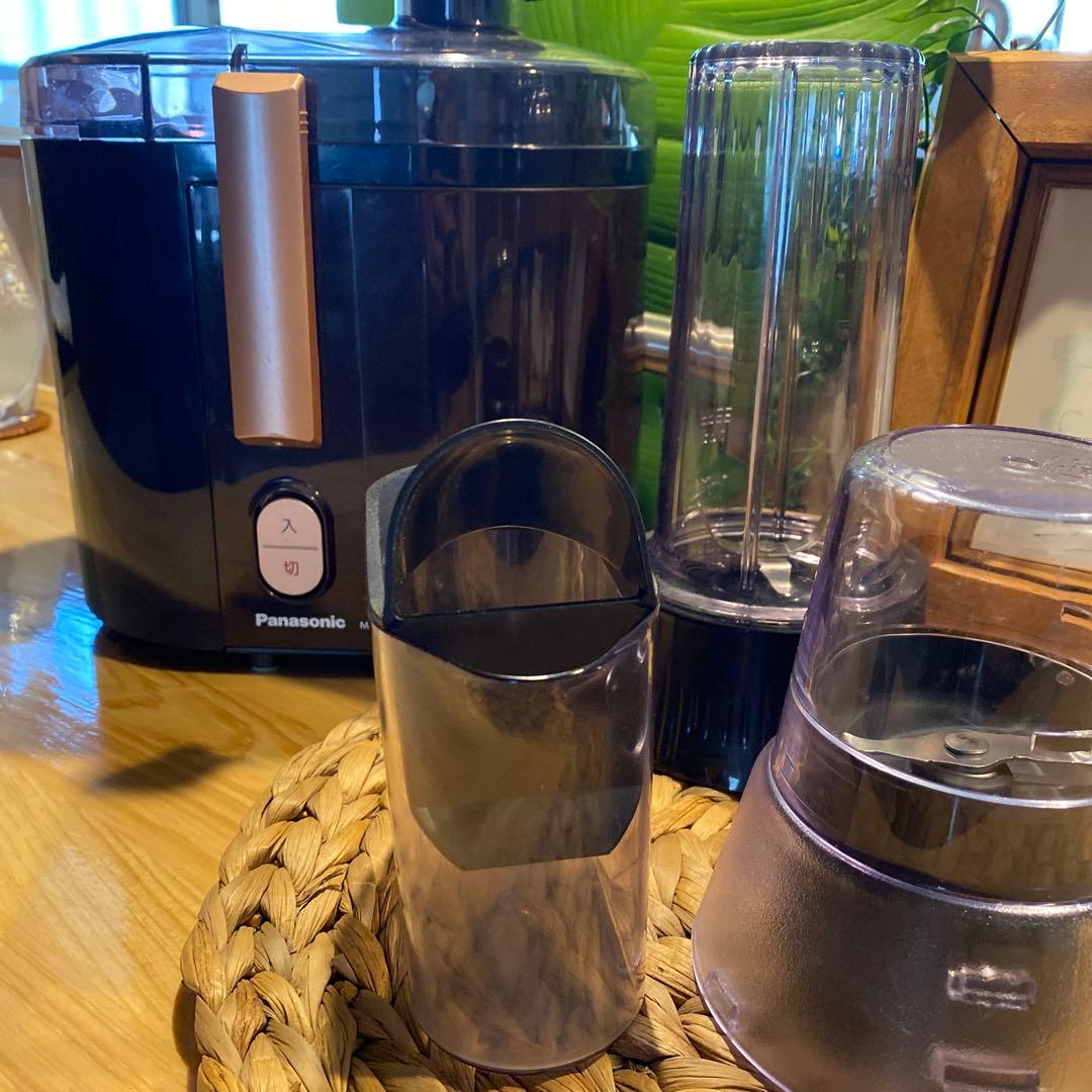 【未使用品近い】Panasonic MJ-H600 高速ジューサー