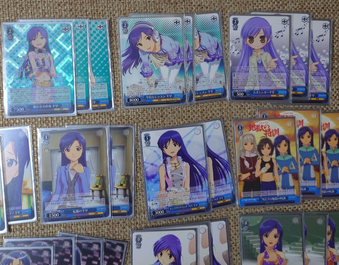 ヴァイスシュヴァルツ　如月千早　デッキ　デッキケース　プレイマットまとめ売り