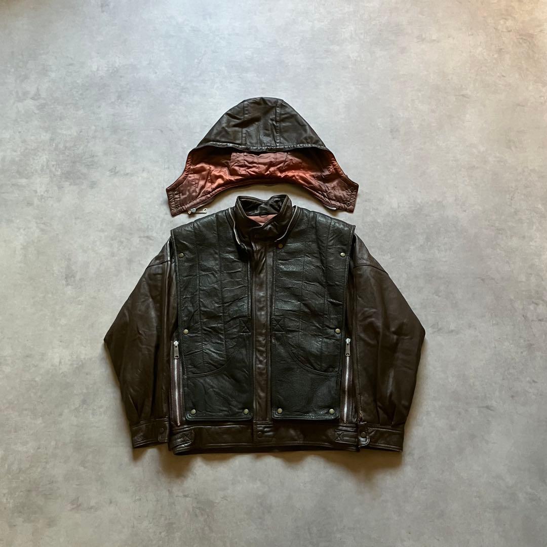 ジャケット・アウター 80s special gimmick leather jacket y2k