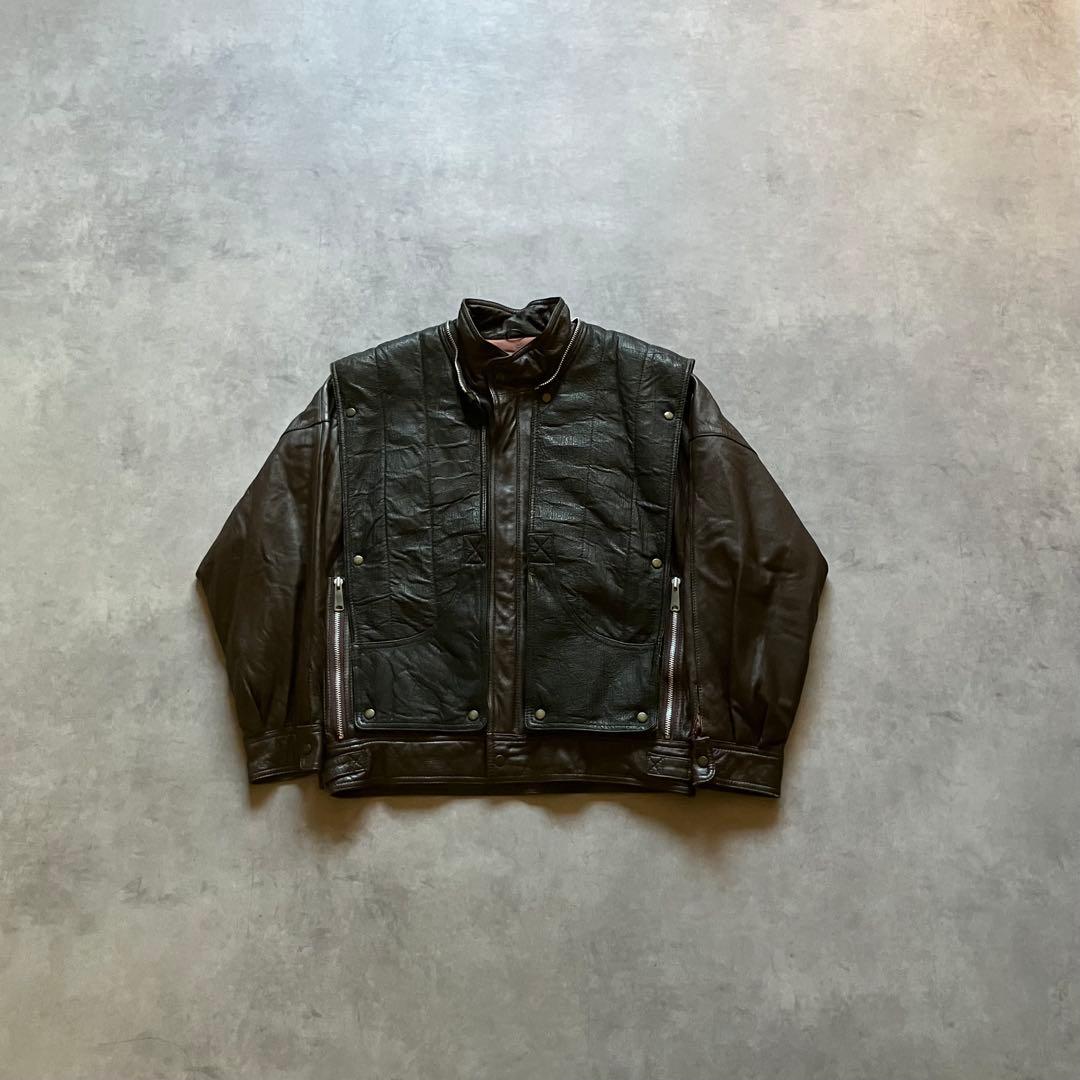 ジャケット・アウター 80s special gimmick leather jacket y2k