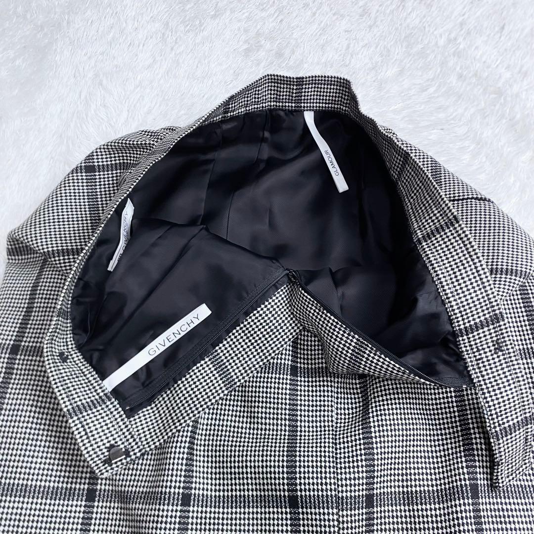 タグ付き　定価12万　ジバンシー　ジャケット　スカート　セットアップ　千鳥柄