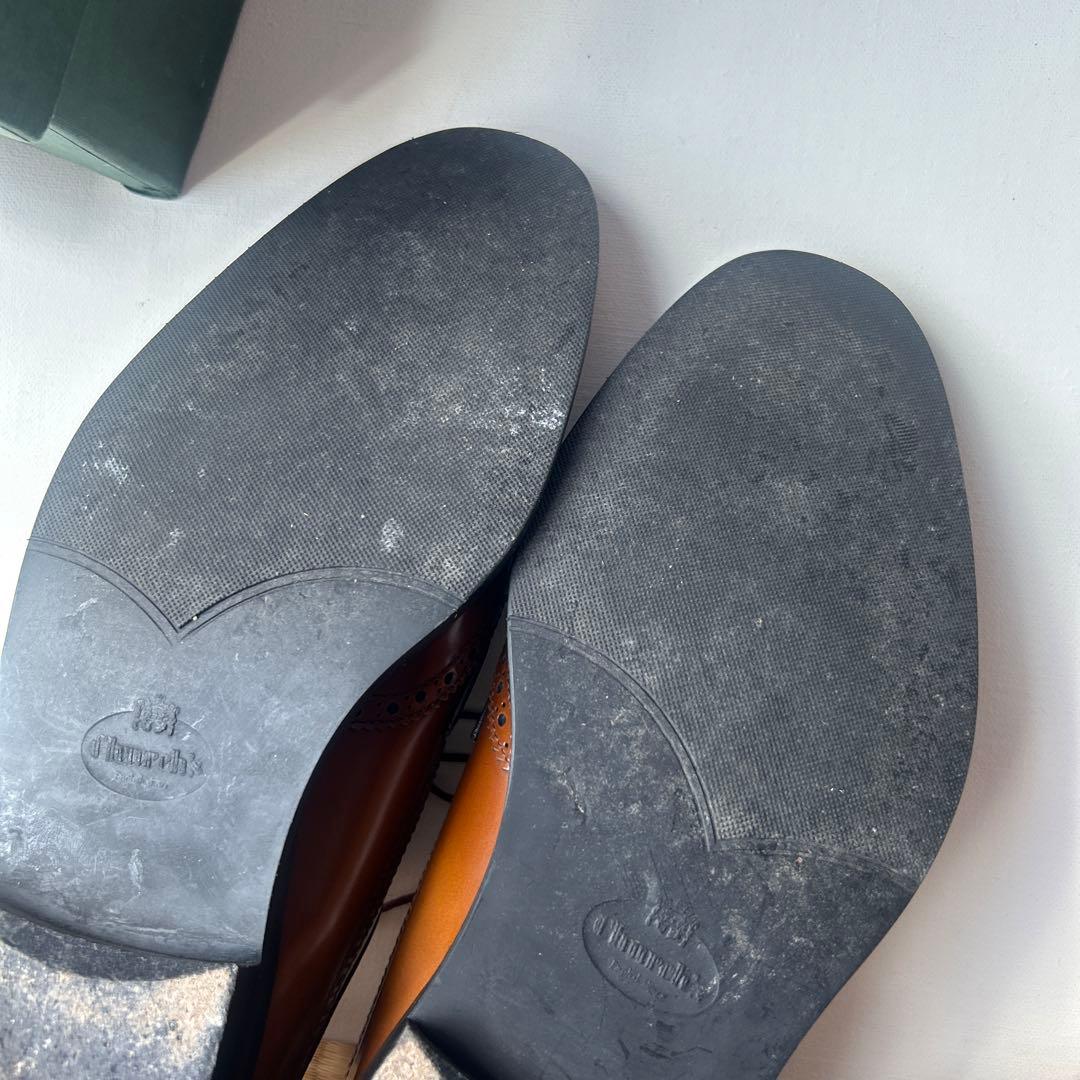 高級靴ブランド　church's 本革　靴　24cm