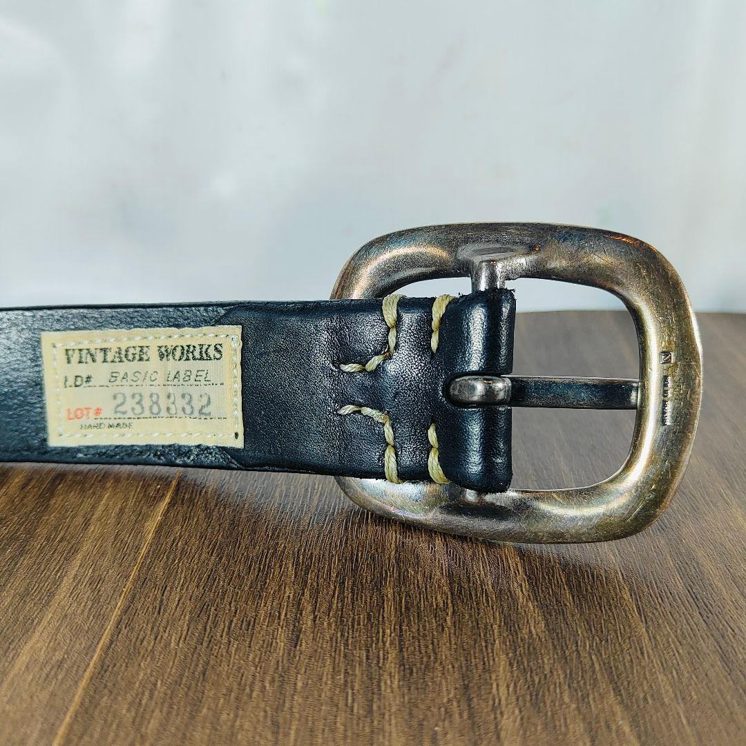 【極上極美品】ヴィンテージワークス× AVIREX　高級ドレスベルト 付属品完備