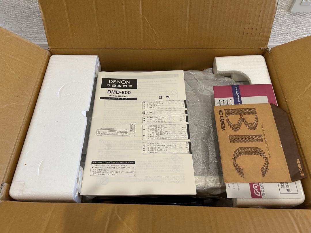 DENON DMD-800 MDデッキ　MDプレーヤー/レコーダー　 日本製