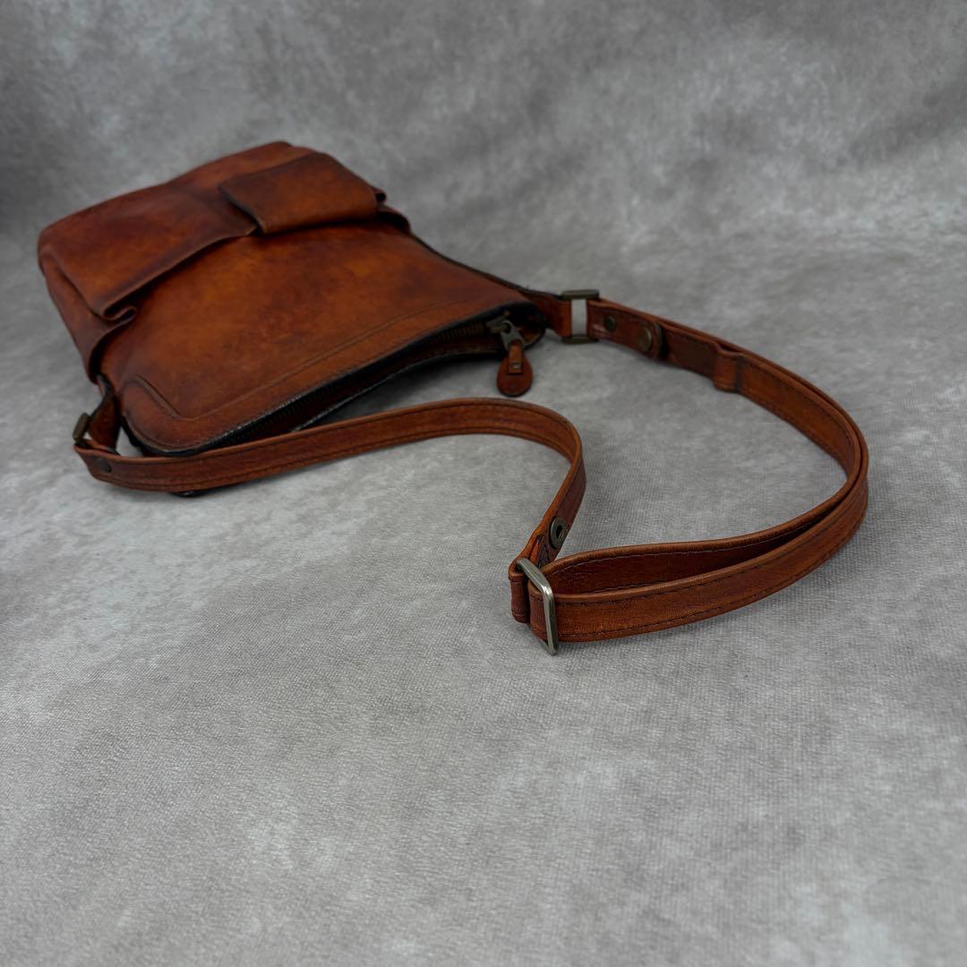 ラガード 青木鞄 G3 ショルダーバッグ 斜め掛け レザー 本革 ブラウン系