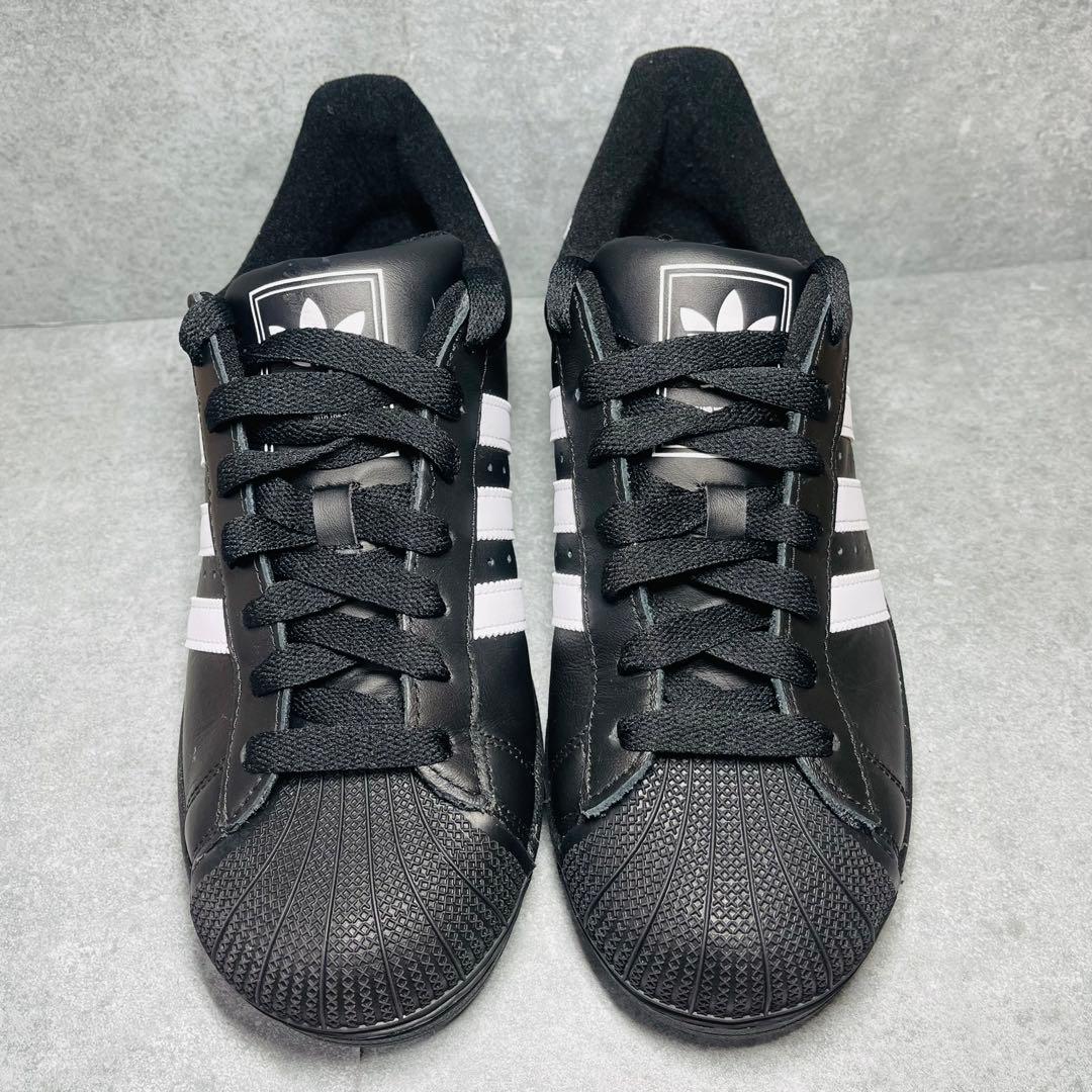 【極美品】adidas SUPERSTAR 黒 白 アディダス スーパースター