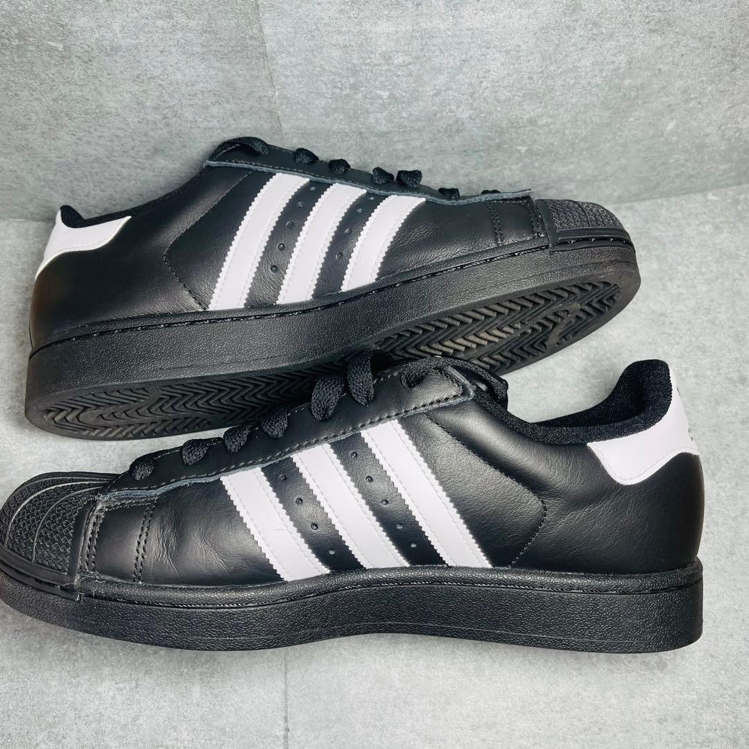 【極美品】adidas SUPERSTAR 黒 白 アディダス スーパースター