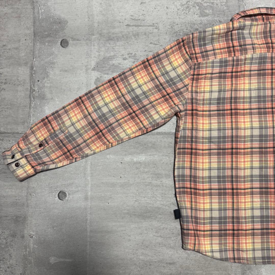 patagonia 20年製 フィヨルドフランネルシャツ ピンク ネルシャツ M
