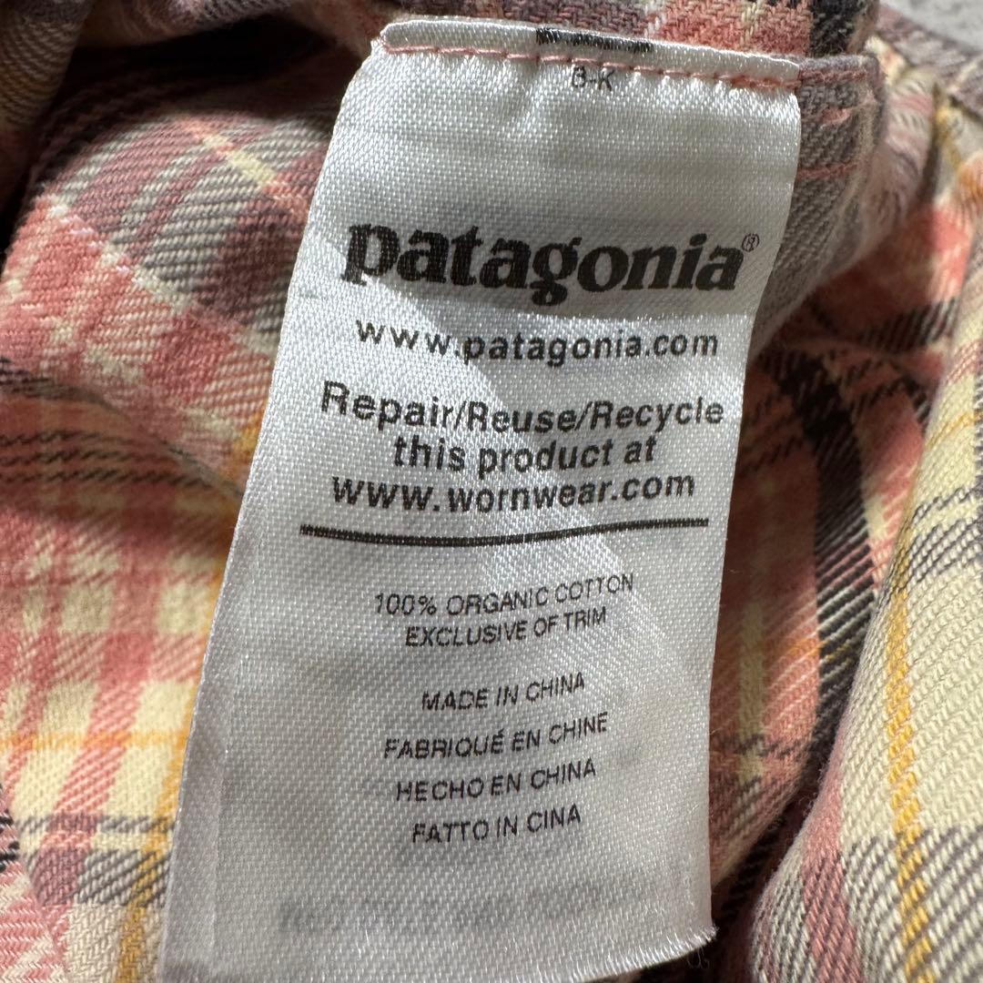 patagonia 20年製 フィヨルドフランネルシャツ ピンク ネルシャツ M