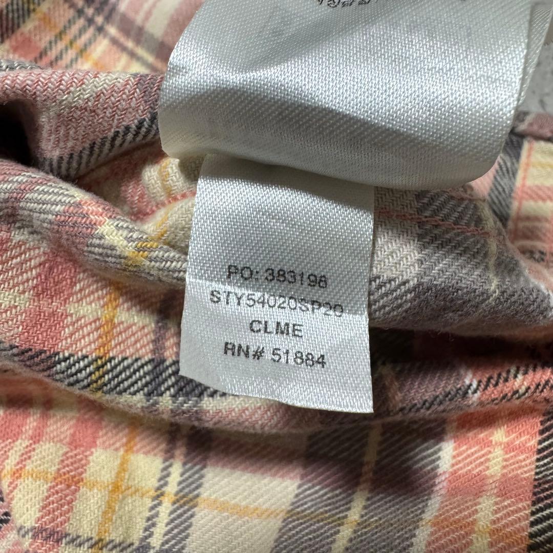 patagonia 20年製 フィヨルドフランネルシャツ ピンク ネルシャツ M