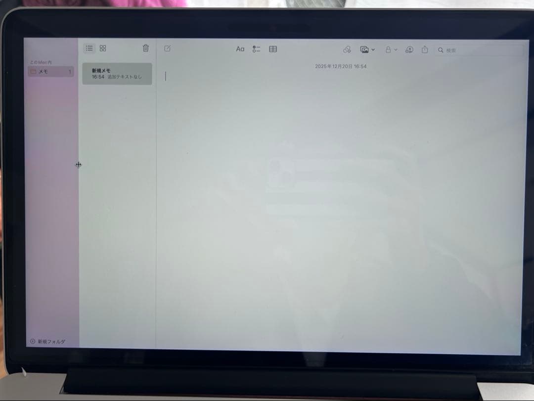 MacBook pro 13インチ メモリ8GB ストレージ256GB