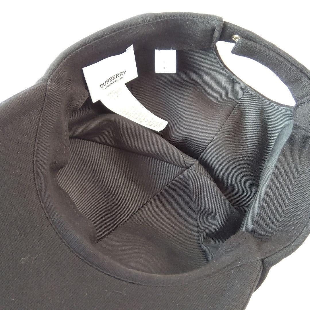 【ほぼ未使用】ＢURBERRY　ベースボールキャップ　黒　Ｓサイズ