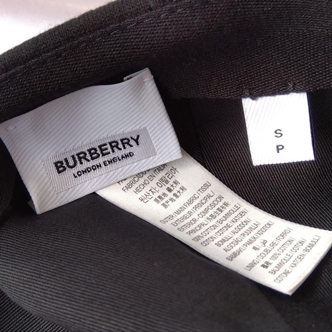 【ほぼ未使用】ＢURBERRY　ベースボールキャップ　黒　Ｓサイズ
