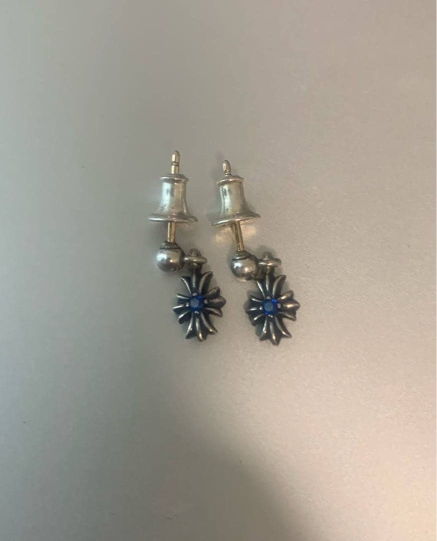 クロムハーツ TNY E CH PLS ピアス アフターサファイア