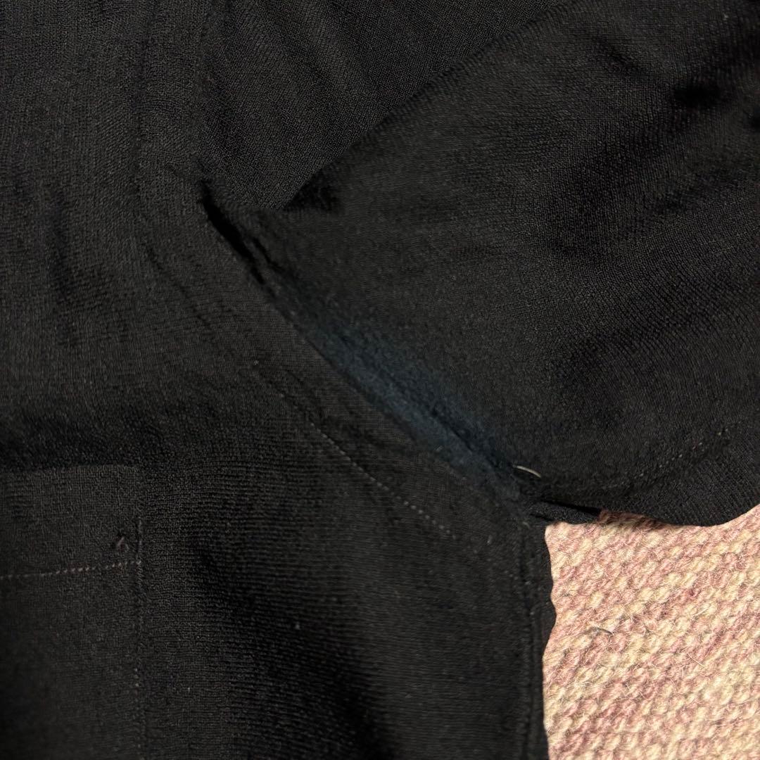 60s ブラックレーヨンシャツ　ギャバシャツ　ヴィンテージ　usa製 50s