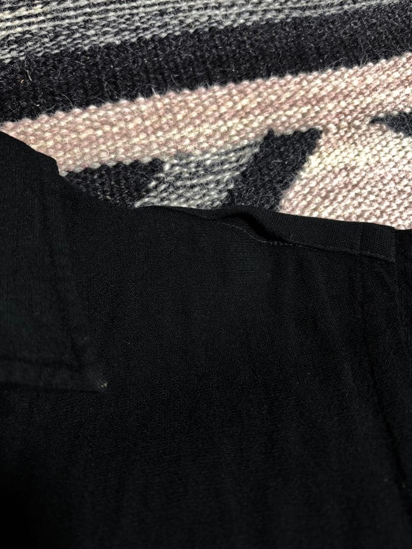 60s ブラックレーヨンシャツ　ギャバシャツ　ヴィンテージ　usa製 50s