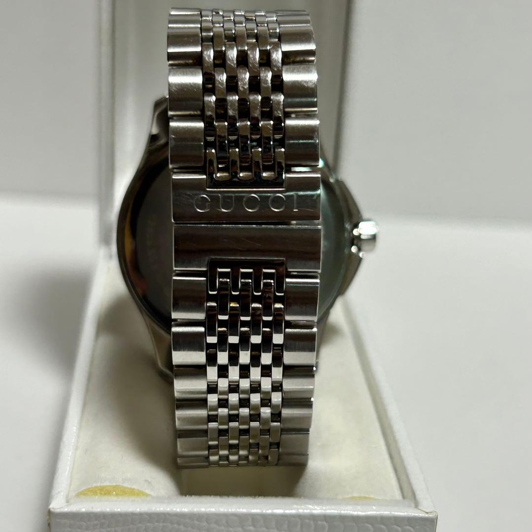グッチ GUCCI タイムレス 126.4 ラウンド クォーツ 両開きバックル