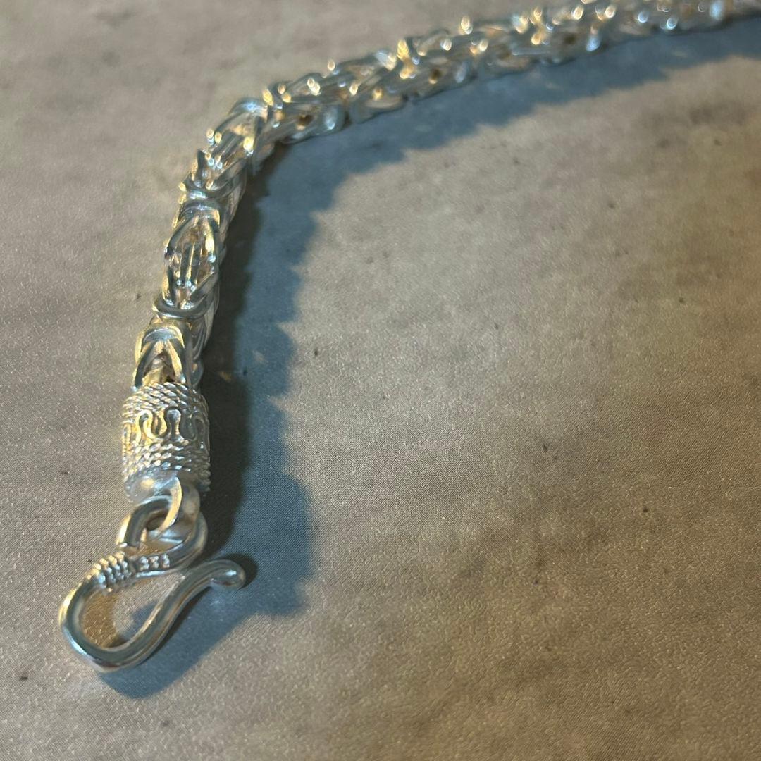 【在庫限り】シルバー925タイシルバー ドラゴンボーンチェーン ネックレス