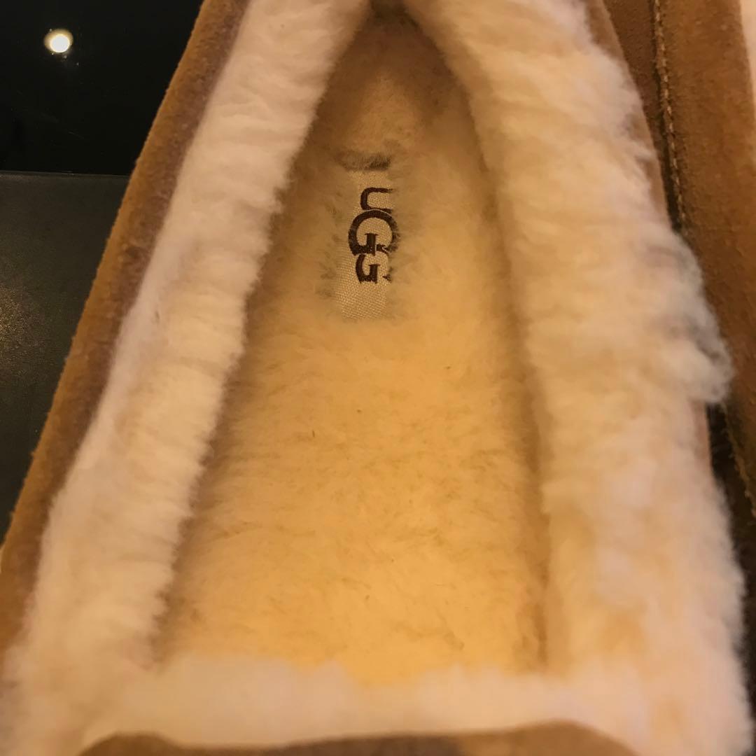 【新品未使用】 UGG アグ モカシン アンスレー スリッポンムートンシューズ