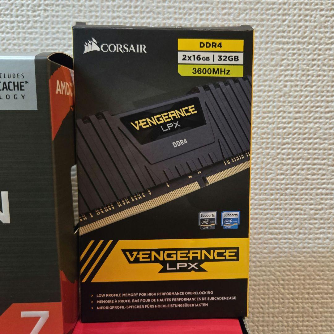 【マルベック】5800x3d+DDR4 16gb×2