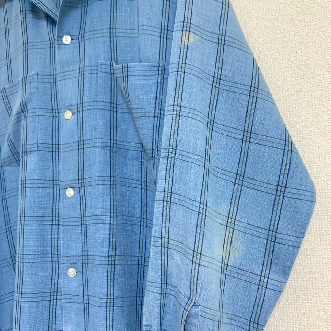 60s ARROW ビンテージ コットン チェック シャツ ロカビリー アロー