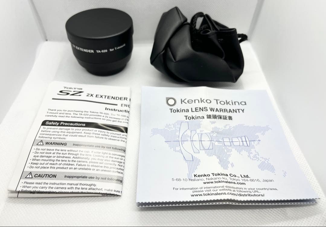 【Eマウント対応】Tokina 400mm F8＋2倍テレコン 800mm MF