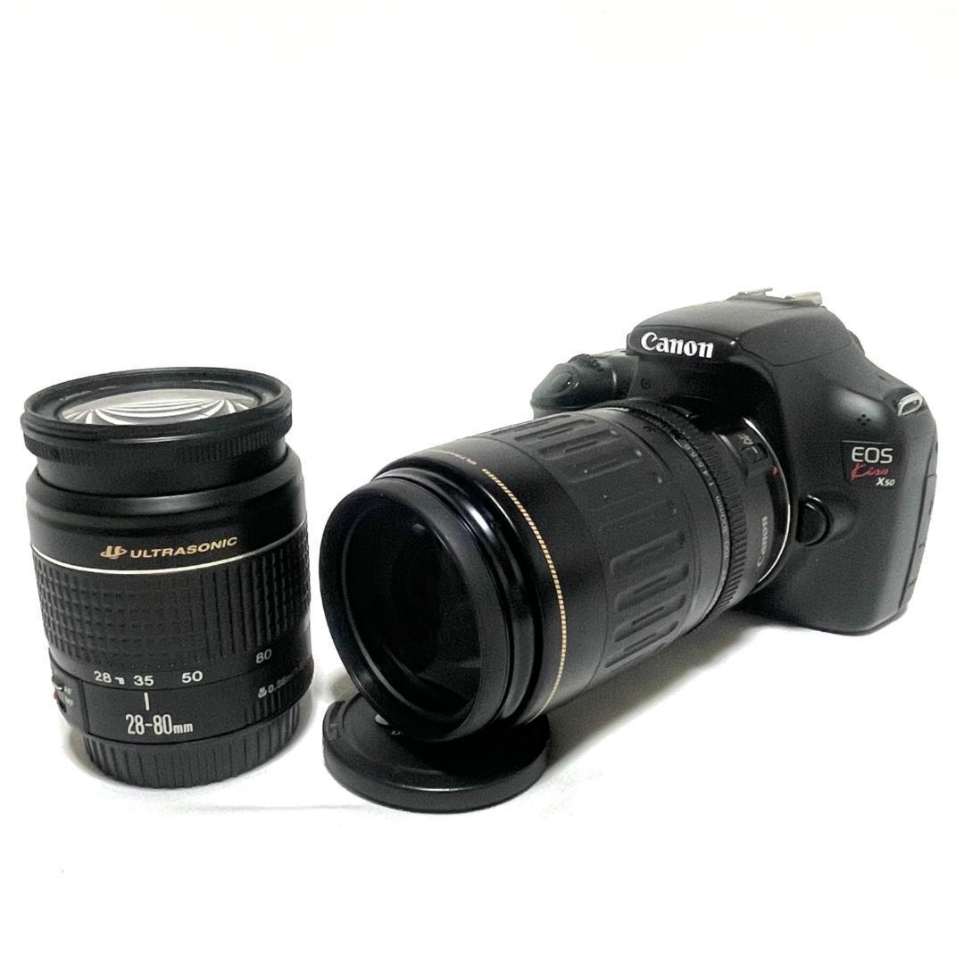 広角から望遠まで❣️ Canon EOS Kiss X50 超望遠レンズセット