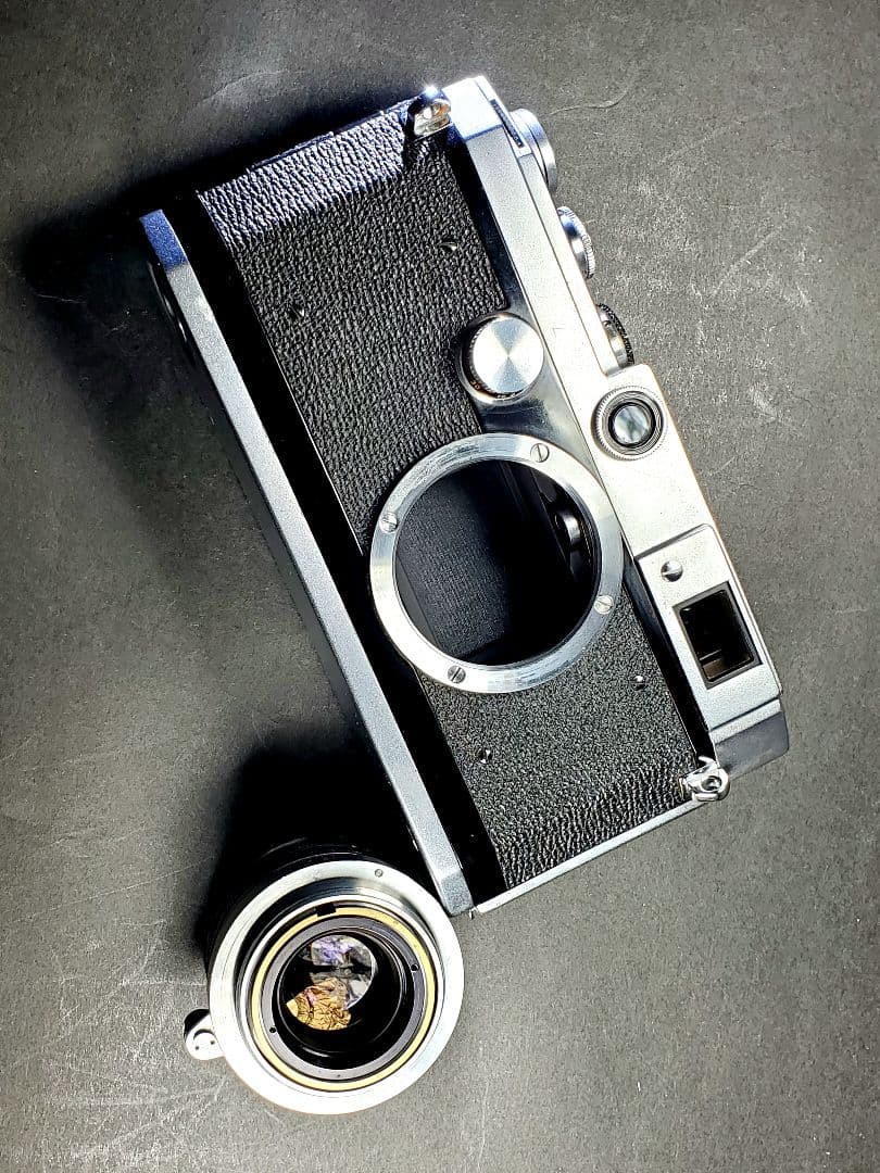 極上キャノンL2　高級ニコンレンズ50mmF2付き完動品