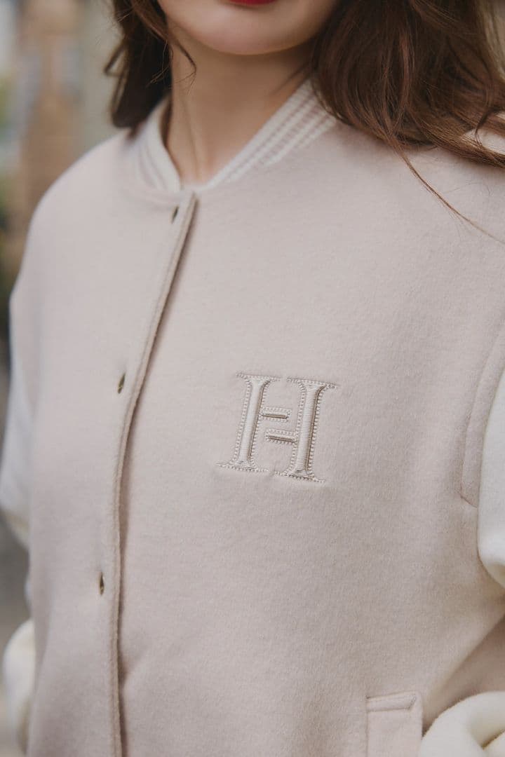 HER LIP TO 25AW 新品　H Logo Varsity Jacket
