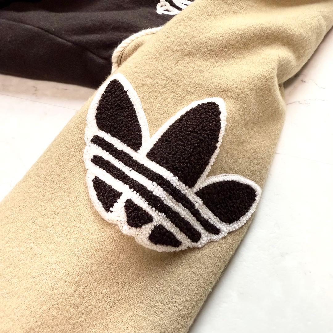 レア アディダス スタジャン L 原宿店3周年記念限定 ベージュ ブラウン