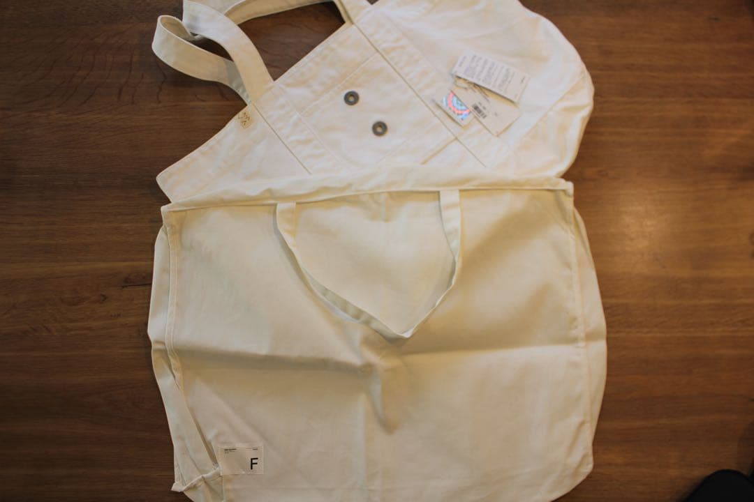 VISVIM R TOTE CANVAS L IVORY ビズビム