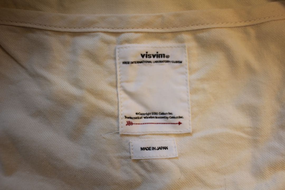 VISVIM R TOTE CANVAS L IVORY ビズビム