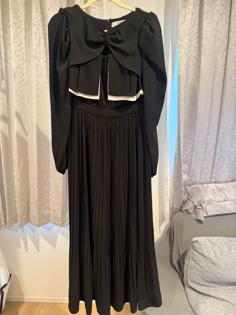 ワンピース La Rochelle Pleated Dress black Msize