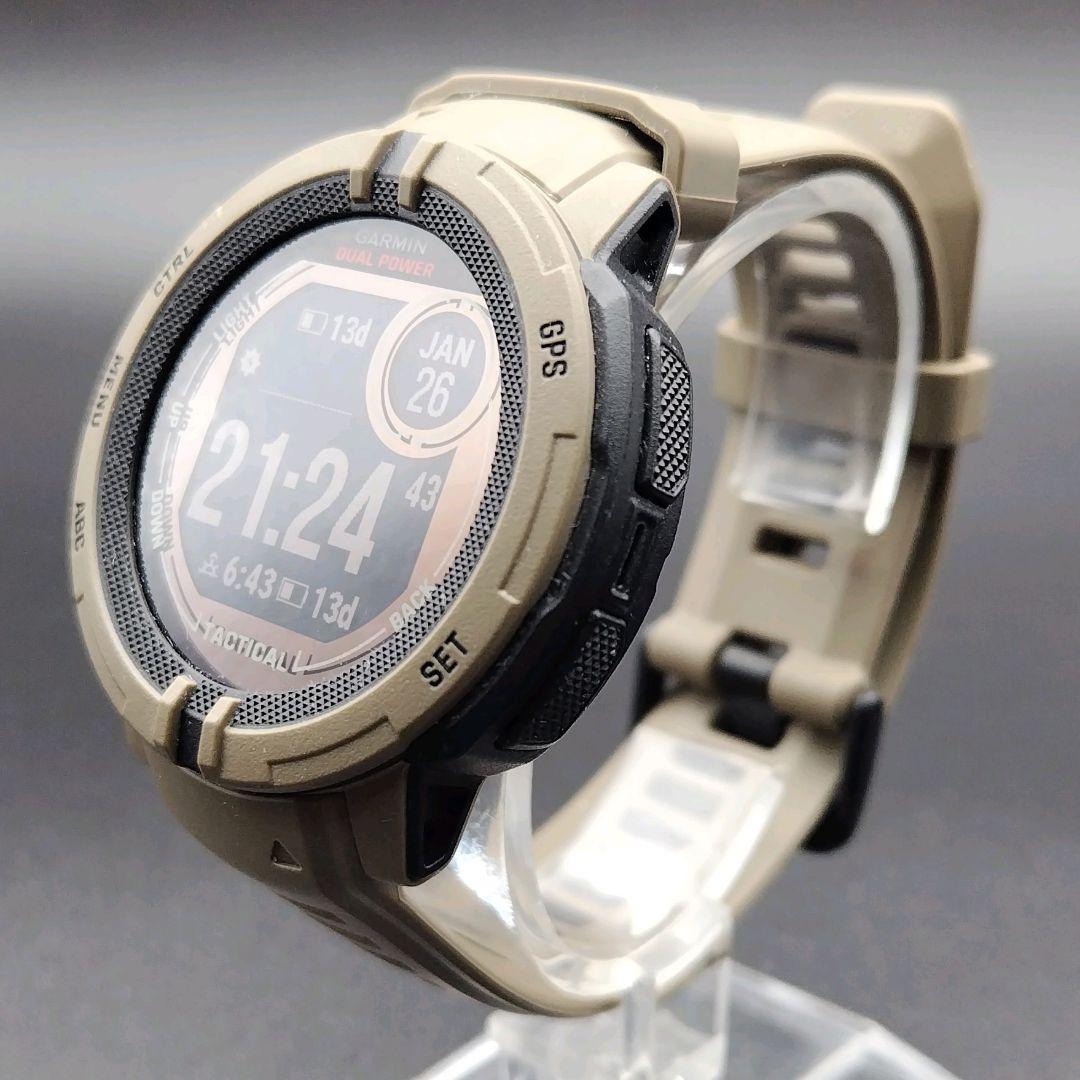 GARMIN Instinct 2 Dual Power　美品　充電ケーブル付き