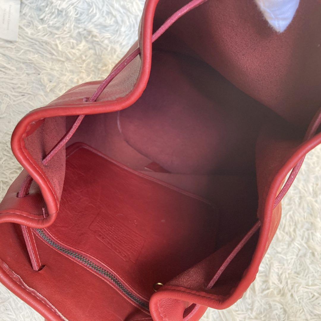 未使用保管品 vintage coach old usa backpack巾着
