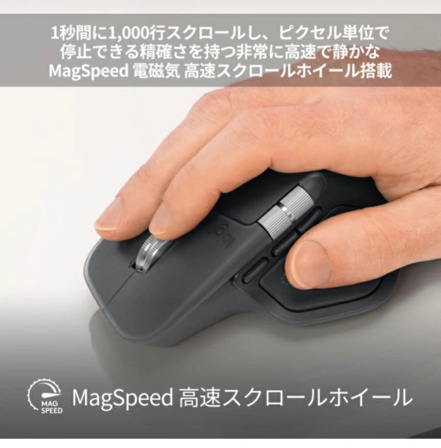 【ほぼ未使用】ロジクール MX MASTER 4 MX2400GRda